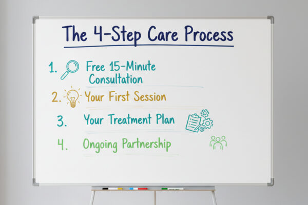 The 4 step care process image